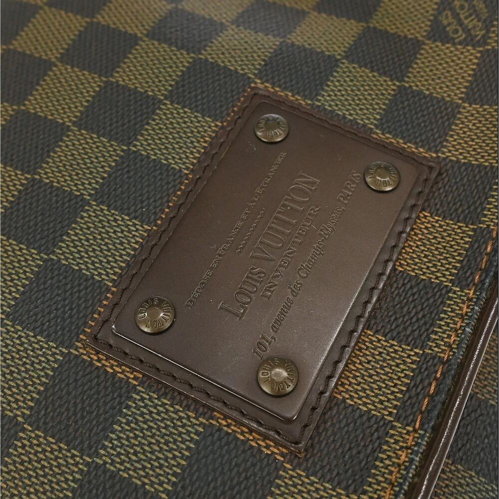 Louis Vuitton Brooklyn PM Damier Ebene Messenger Crossbody Bag Brown Unisex - Picture 6 of 16